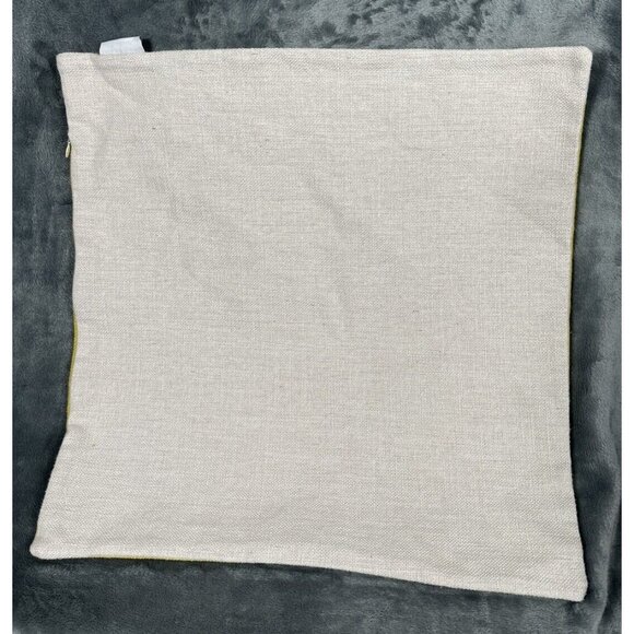 Eupho Pillow Covers Canvas Bird & Tree Branches Yellow/Cream Set Of 3 Sofa Home - Picture 7 of 16